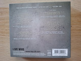 The Allman Brothers Band Live on Air Vol. One 4CD
