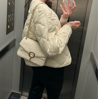 Chaqueta Plumífero Mango Beige