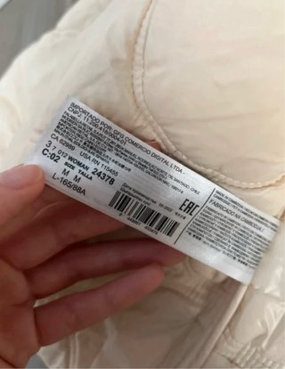 Chaqueta Plumífero Mango Beige
