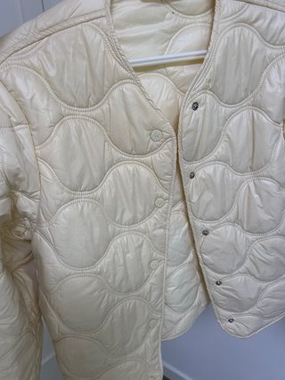 Chaqueta Plumífero Mango Beige