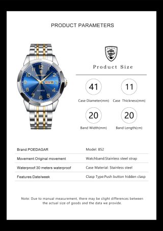 Reloj Poedagar para Hombre