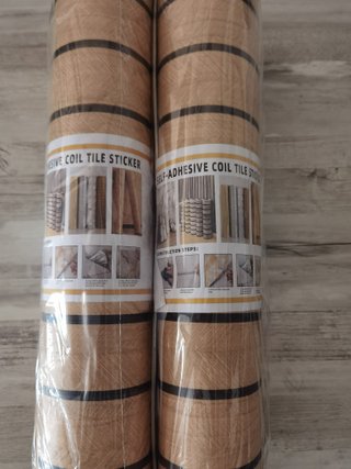 Lote Azulejo Adhesivo Verde + Revestimiento Madera