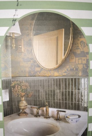Lote Azulejo Adhesivo Verde + Revestimiento Madera