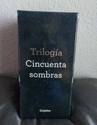 Trilogía "Cincuenta sombras de Grey".