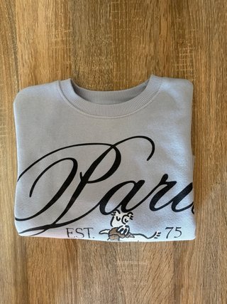 Sudadera Zara Niña Paris