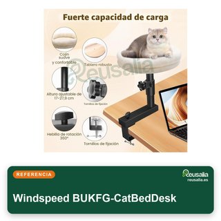 Windspeed cama gato escritorio ajustable 360°