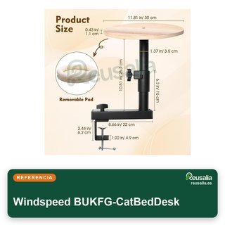 Windspeed cama gato escritorio ajustable 360°