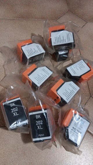 9 Cartuchos de Tinta Negro 202XL (Compatible)