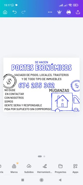Portes y mudanzas