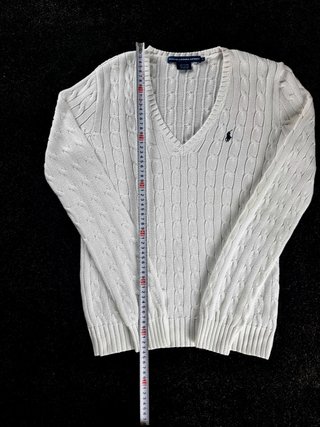 Sweater Cable Knit Polo Ralph Lauren Women's L
