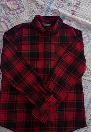 Camisa cuadros niño 9/10 años