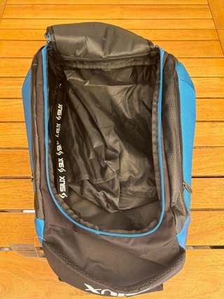 Mochila Paletero Siux Pro Tour azul y negro NUEVA