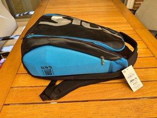 Mochila Paletero Siux Pro Tour azul y negro NUEVA