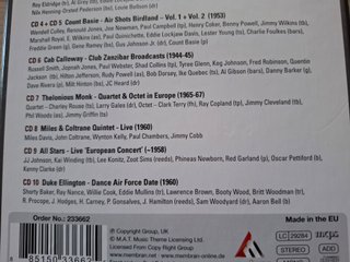 Colección Jazz Único: Conciertos Legendarios 10CD