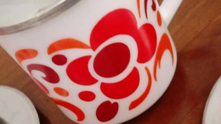Juego de Café/Té Arcopal France "Lotus" Años 70