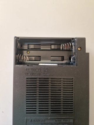 Grabadora de Cassette Sanyo Slim 12