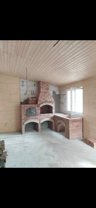 Barbacoa de Obra con Chimenea