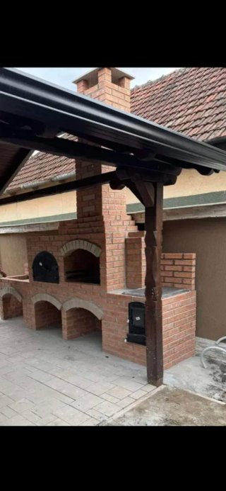 Barbacoa de Obra con Chimenea