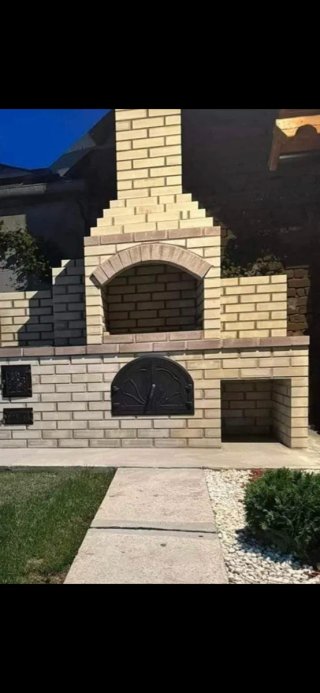 Barbacoa de Obra con Chimenea