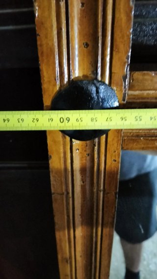 Espejo Antiguo Estilo Castellano – Madera y forja