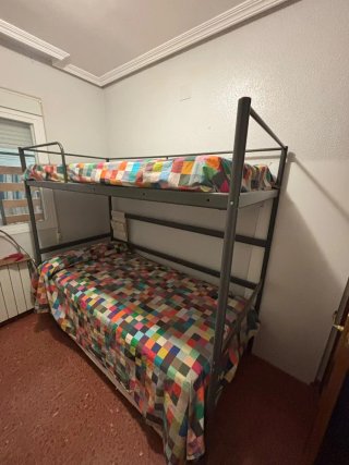 Estructura de Cama Alta Metálica