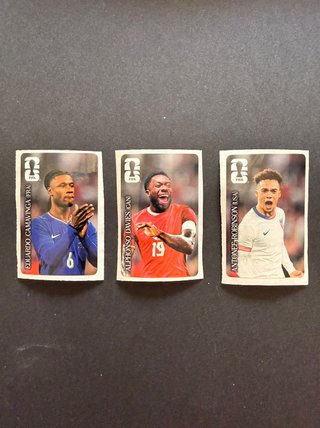 3 Cromos Coca-Cola Panini Mundial 2026