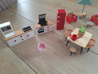 Set de Muebles para Casita de Muñecas