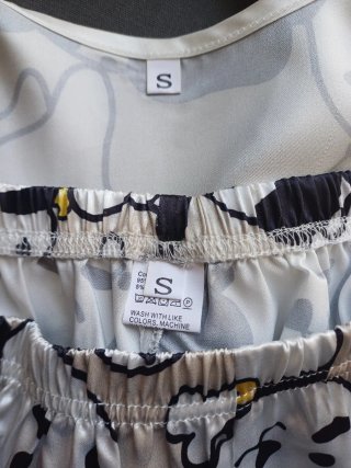 Pijama de Verano Estampado Talla S