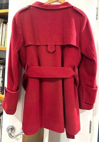 Chaquetón rojo/burdeos