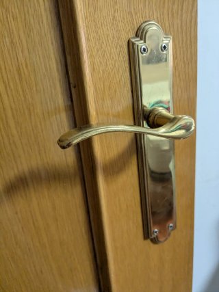 Puerta Maciza de Madera 72 cm