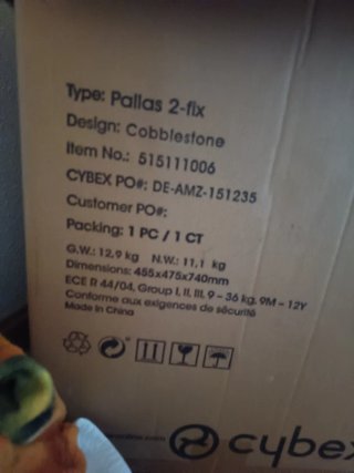 Silla coche Cybex Pallas 2 fix