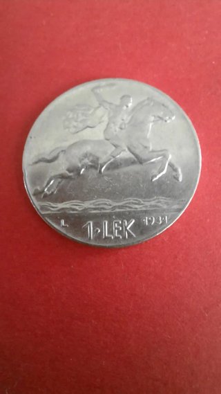 Moneta Albania 1 Lek 1931