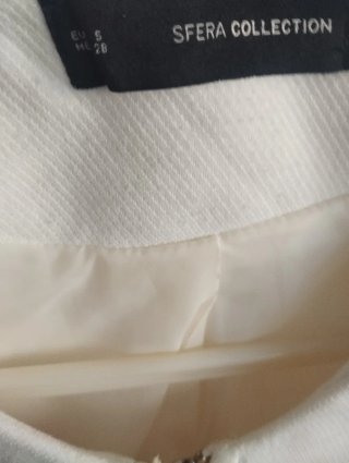 Chaqueta Blanca Zara