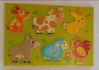Puzzle de Madera Granja Djeco