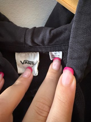Sudadera Vans Negra Talla S