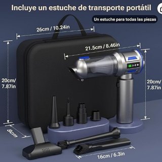 Aspiradora compresor Portátil Yomile 120W 4 EN 1