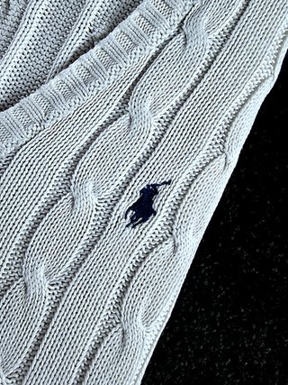 Sweater Cable Knit Polo Ralph Lauren Women's M