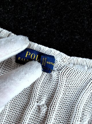 Sweater Cable Knit Polo Ralph Lauren Women's M