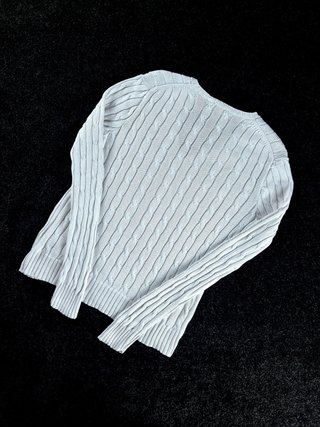 Sweater Cable Knit Polo Ralph Lauren Women's M