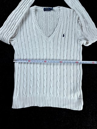 Sweater Cable Knit Polo Ralph Lauren Women's M
