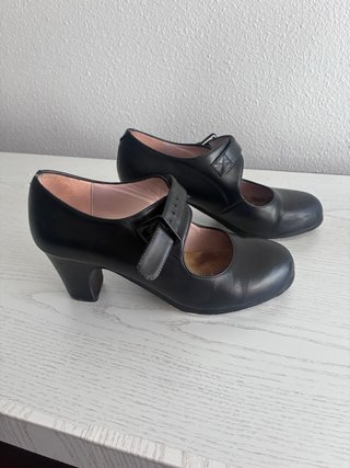 Zapatos Flamenco Profesionales Negros