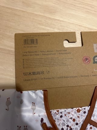 2 Baberos Manga Larga plastici