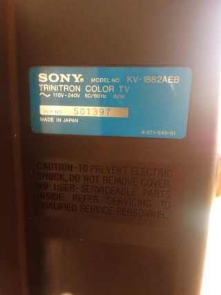 Televisor Sony Trinitron