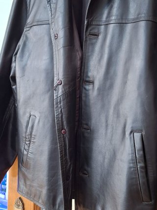 Chaqueta Cuero Hombre vintage marca Schott