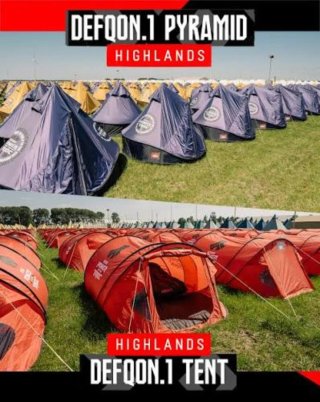 Tienda de campaña Defqon.1