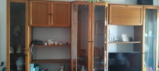 Mueble bar salón madera