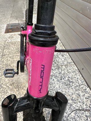 Bicicleta Infantil Monty Rosa,para niña de hasta 7