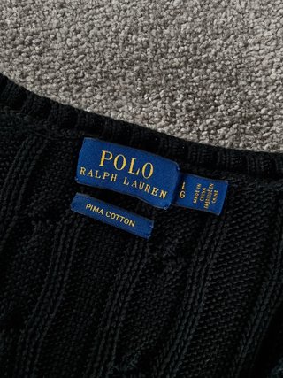 Sweater Cable Knit Polo Ralph Lauren Women's L