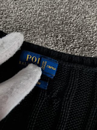 Sweater Cable Knit Polo Ralph Lauren Women's L