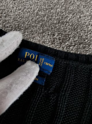 Sweater Cable Knit Polo Ralph Lauren Women's L